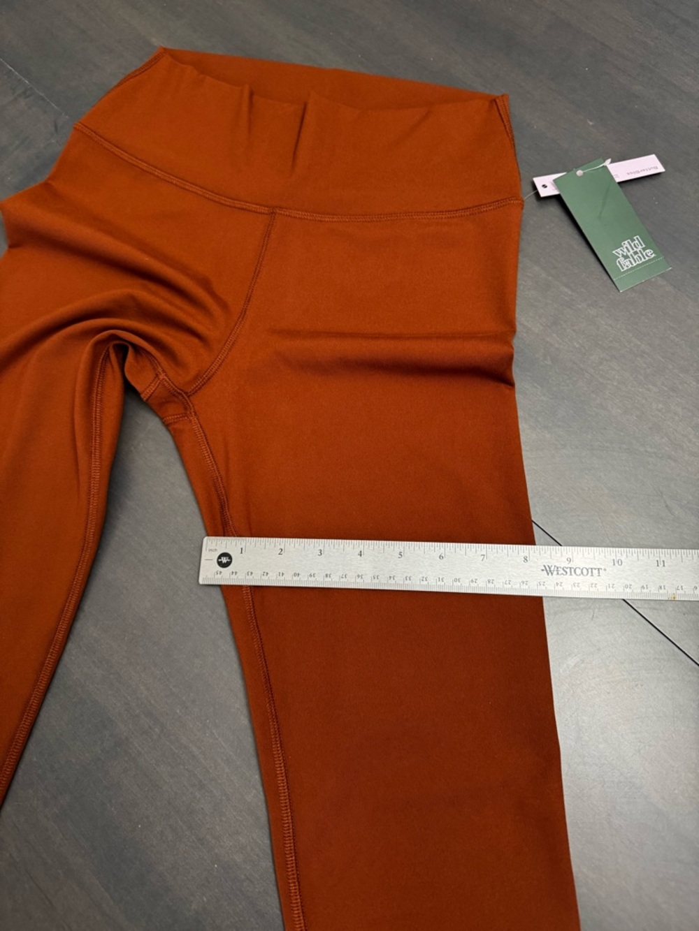 NWT Wild Fable Leggings High Waisted ButterBliss Rust Brown Large New - Picture 8 of 10